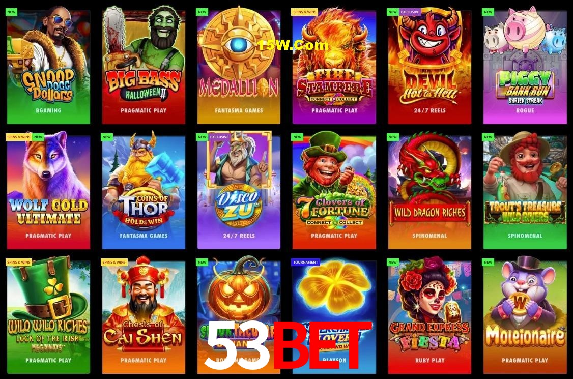 Game Providers 53bet